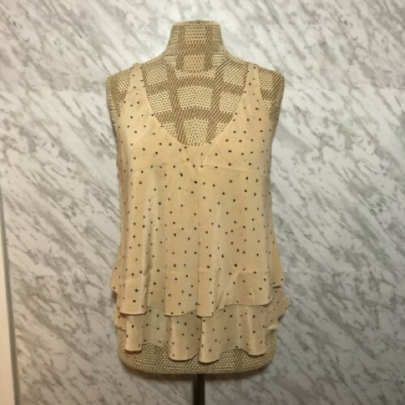 T.Babaton silk tank with polk dots - Picture 2 of 2